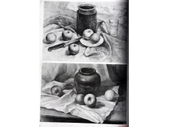 優(yōu)秀靜物素描范畫作品集合