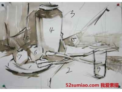 素描靜物的要點及表現（二）