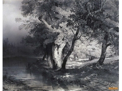 風景素描畫圖片大全欣賞