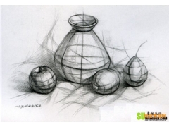 素描靜物空間關系的表達方法