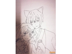 元氣少女緣結神素描圖片欣賞