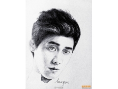 李易峰的素描畫欣賞