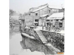 鉛筆素描風景畫的技巧與方法