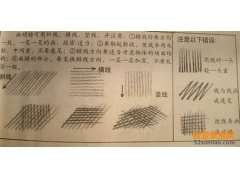 練習素描排線的正確方法與握筆技巧