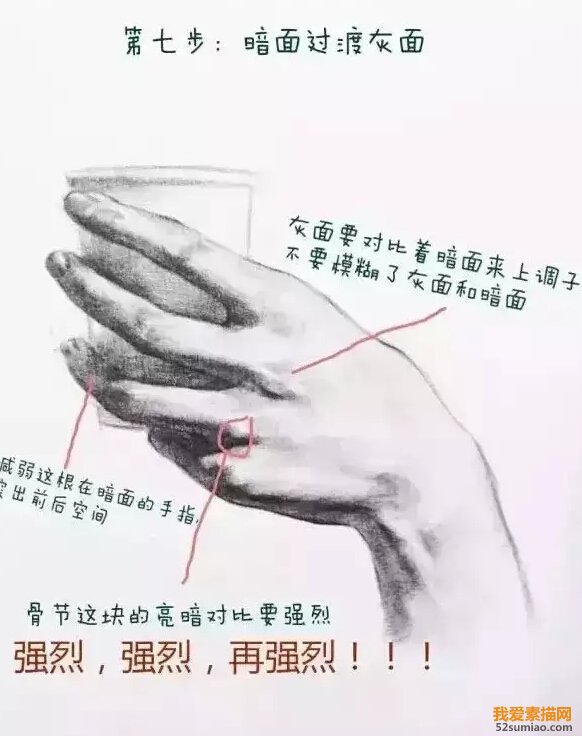 手的畫法細節