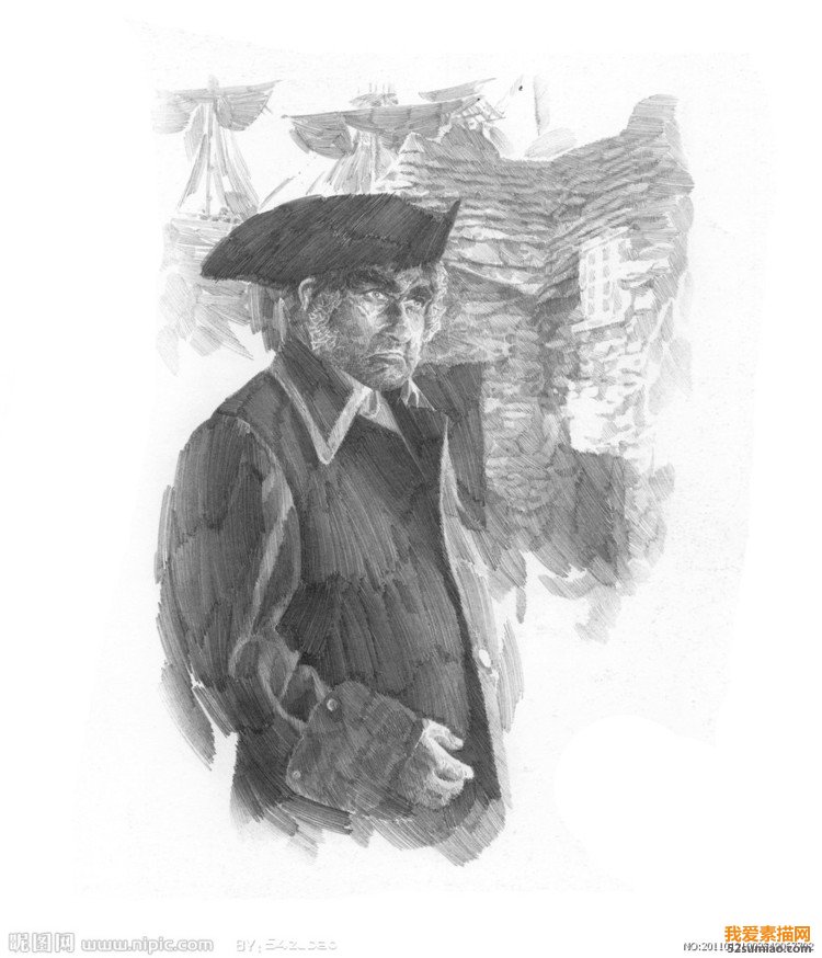 經典場景素描作品 - 石墨閣 - 石墨閣