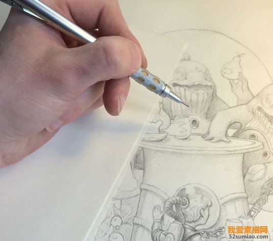 手繪知識，送給初學者的10個基礎素描技巧！_www.16xx8.com