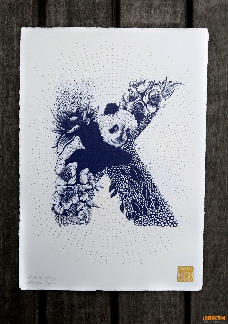 法國(guó)插畫家Valérie Hugo創(chuàng)意字母插畫欣賞