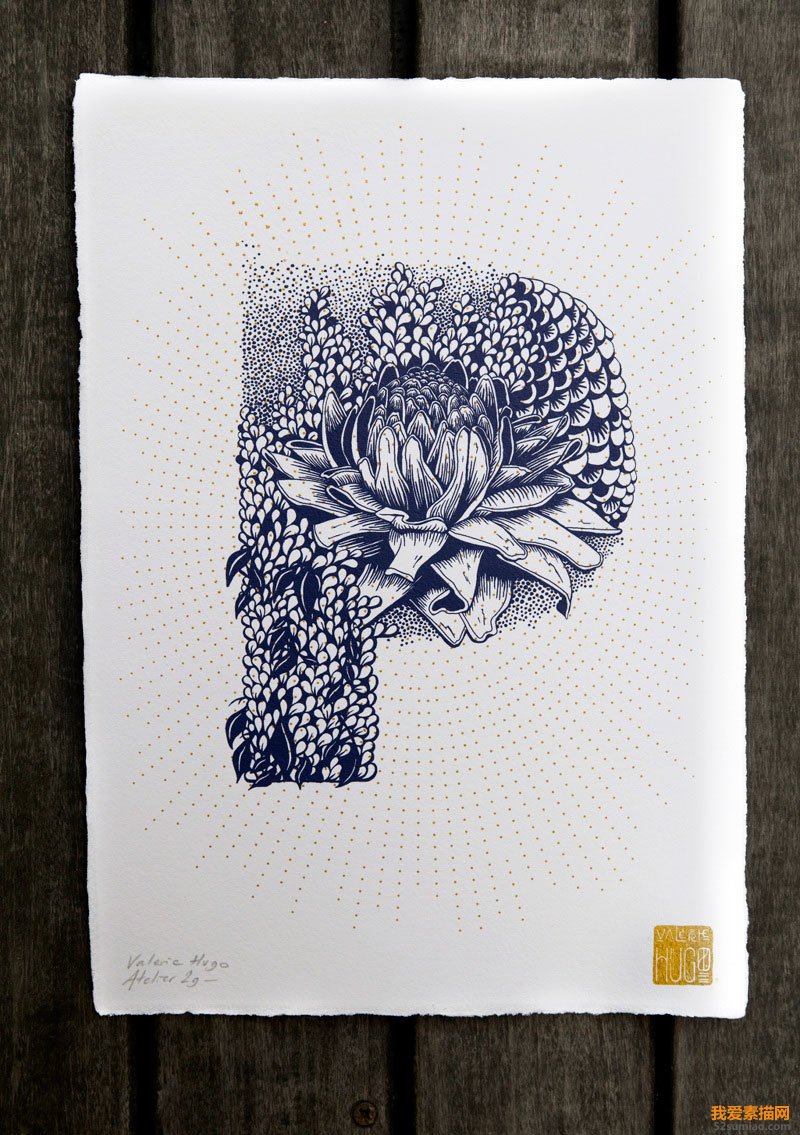 法國(guó)插畫家Valérie Hugo創(chuàng)意字母插畫欣賞