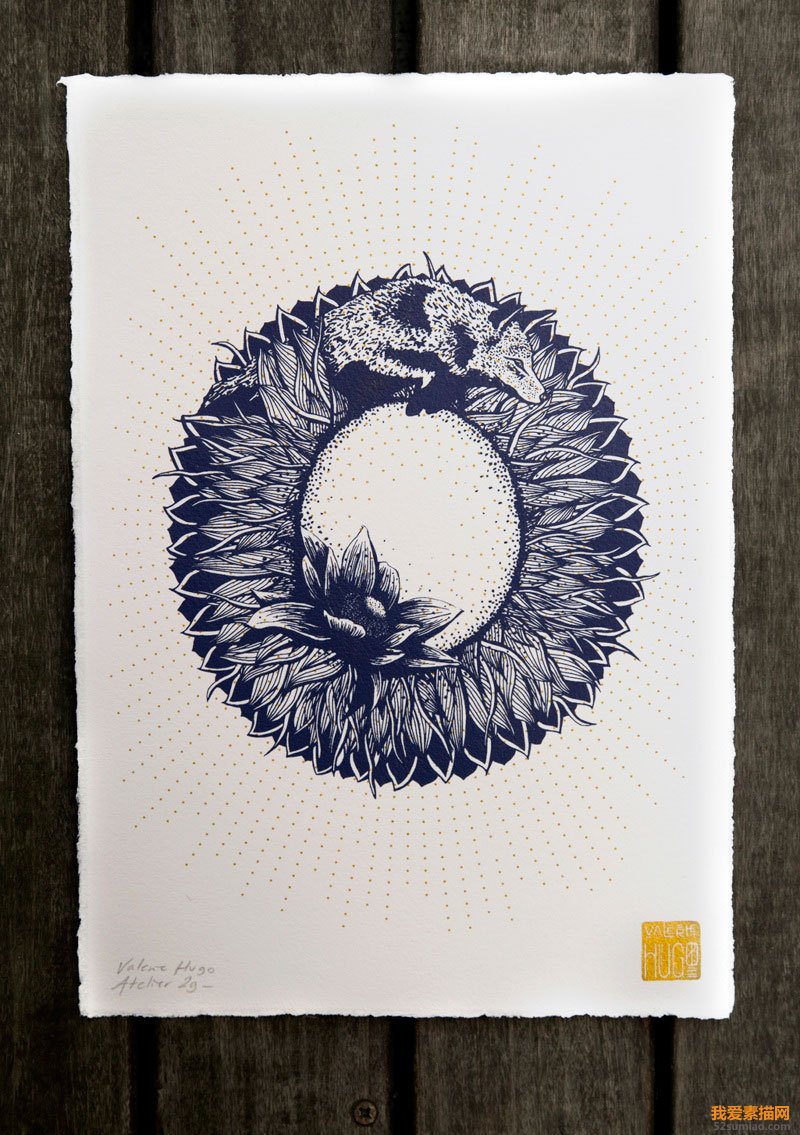 法國(guó)插畫家Valérie Hugo創(chuàng)意字母插畫欣賞