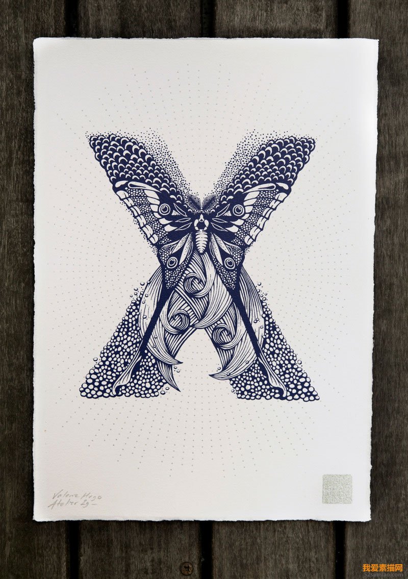法國(guó)插畫家Valérie Hugo創(chuàng)意字母插畫欣賞