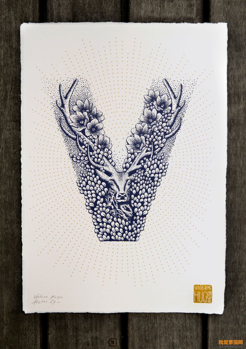 法國(guó)插畫家Valérie Hugo創(chuàng)意字母插畫欣賞