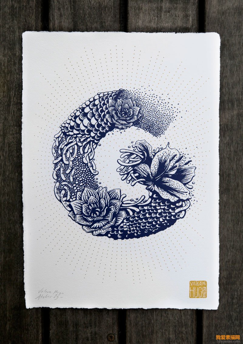 法國(guó)插畫家Valérie Hugo創(chuàng)意字母插畫欣賞
