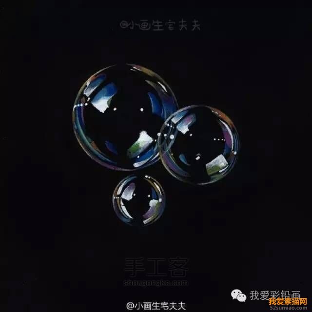 彩鉛手繪的泡泡(＞ڡ＜)【轉】 第8步