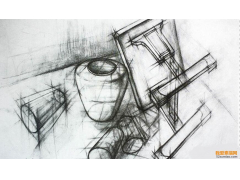 中國美院學生優秀結構靜物素描作品欣賞